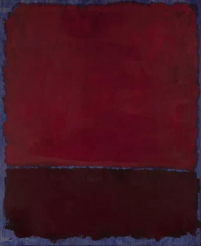 马克・罗斯科，《无题（蓝色上的红与酒红）》，1969年作，估价9,000,000–12,000,000美元