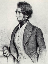 1845年42岁的柏辽兹画像