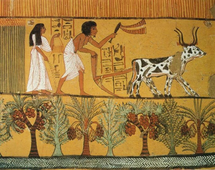 埃及胡维古墓中的壁画