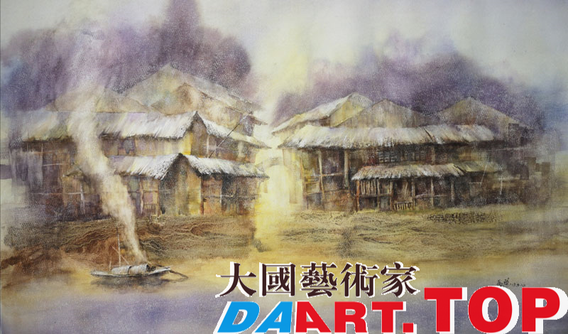 《即将消逝的建筑艺术瑰宝-村落3》芦宾｜大国艺术家官方推荐当代著名油画家
