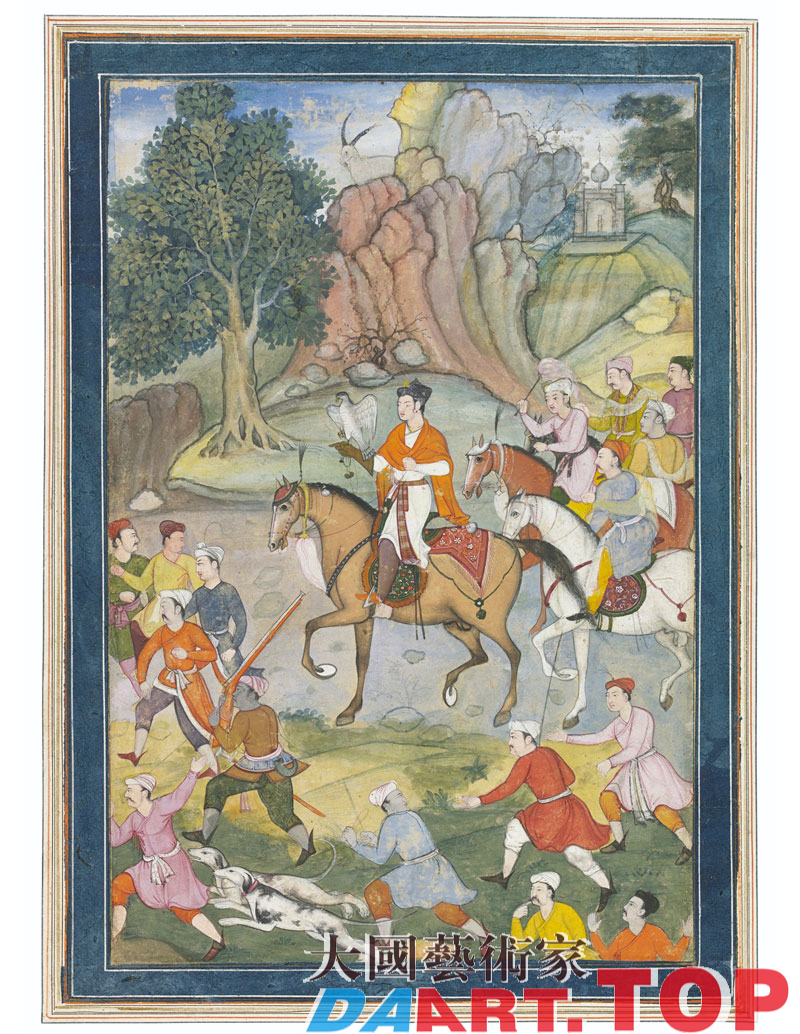 德·卢因斯专辑中的Folio   莫卧儿印度，可归因于1600年左右的赫拉南德