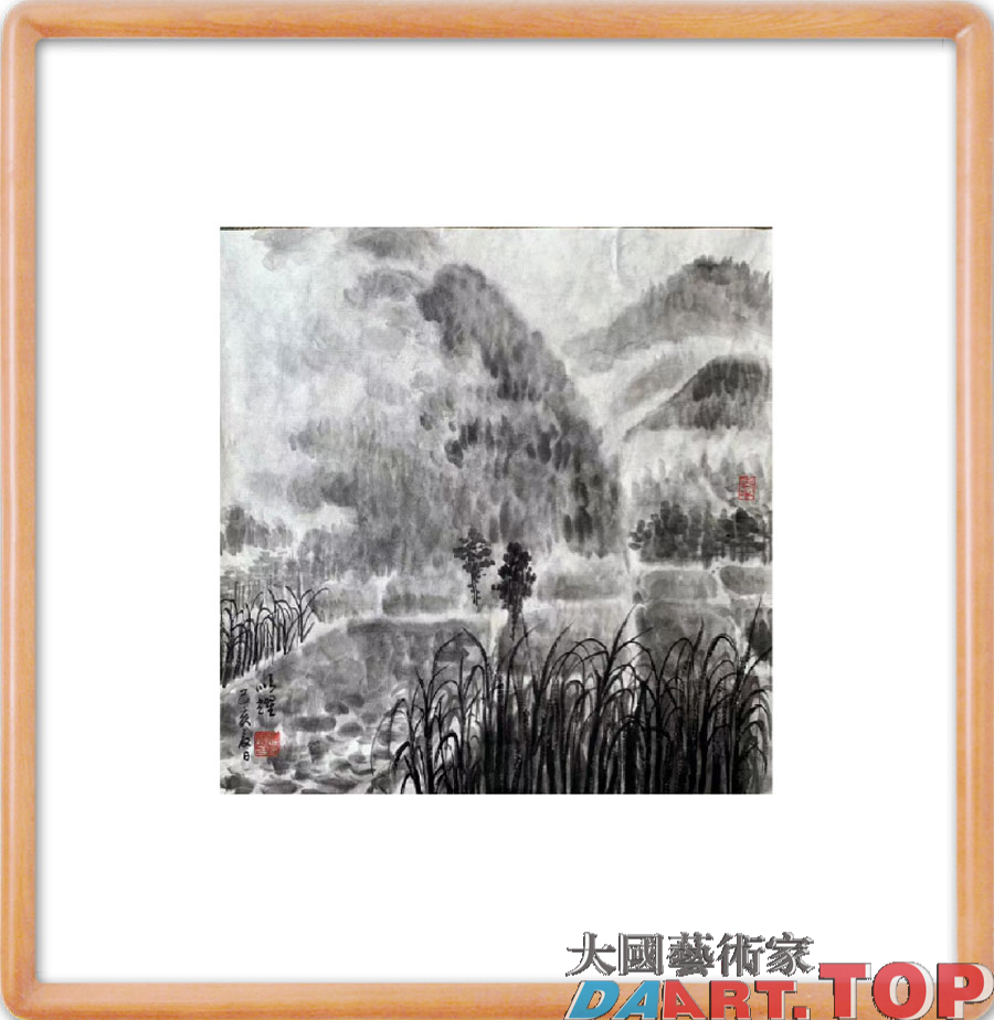 《天台写生作品图》陈顺耀著名国家一级美术师