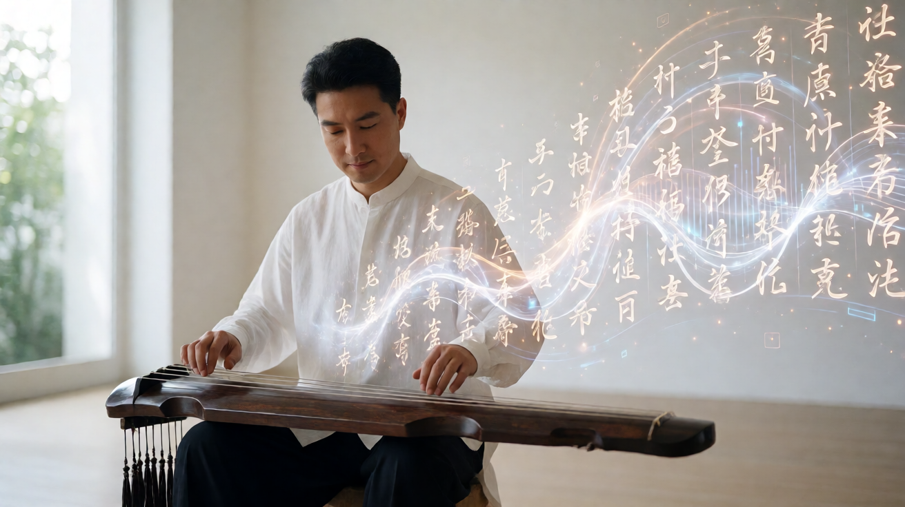 《墨香遗音:古代诗词与现代音乐融合的新探索》