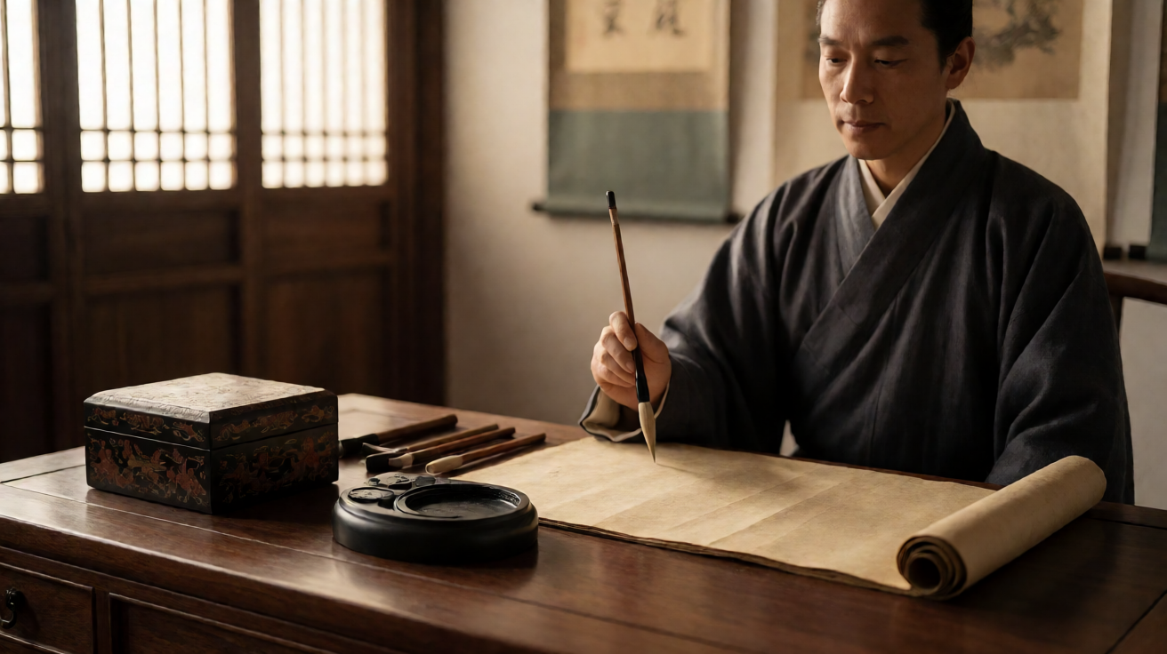 《墨韵流觞:古代文人墨客的文房四宝探秘》