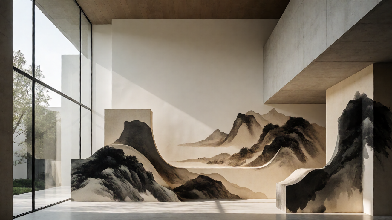 《山水之间:中国山水画与现代景观设计的对话》