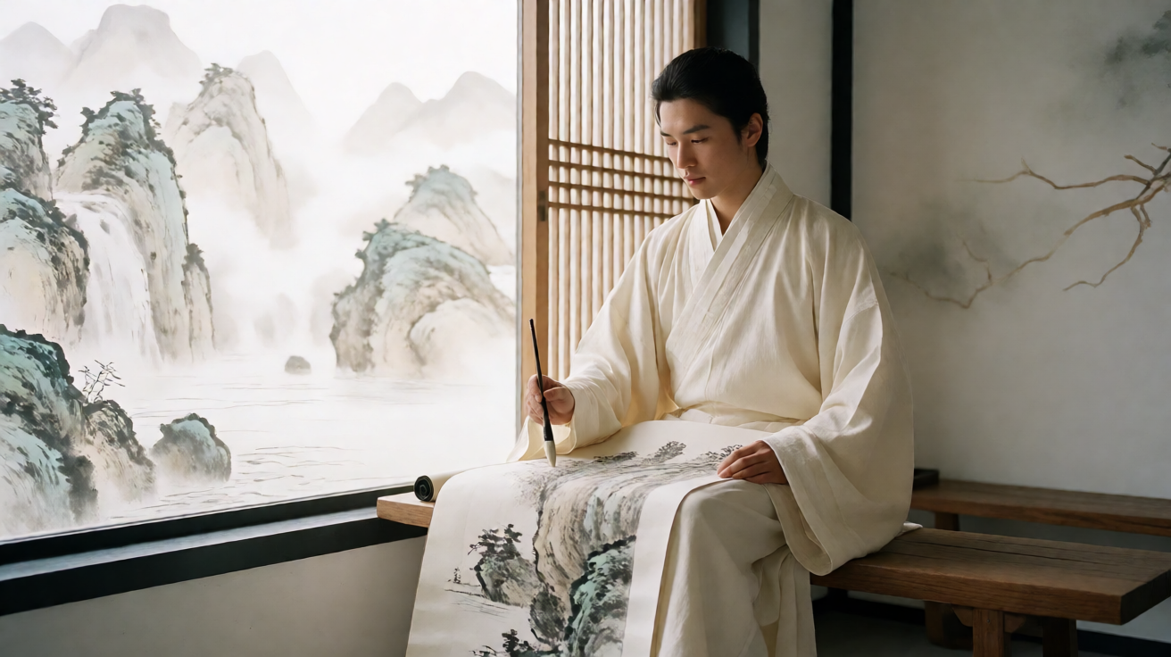 《水墨流年:当代青年画家对传统山水画的现代诠