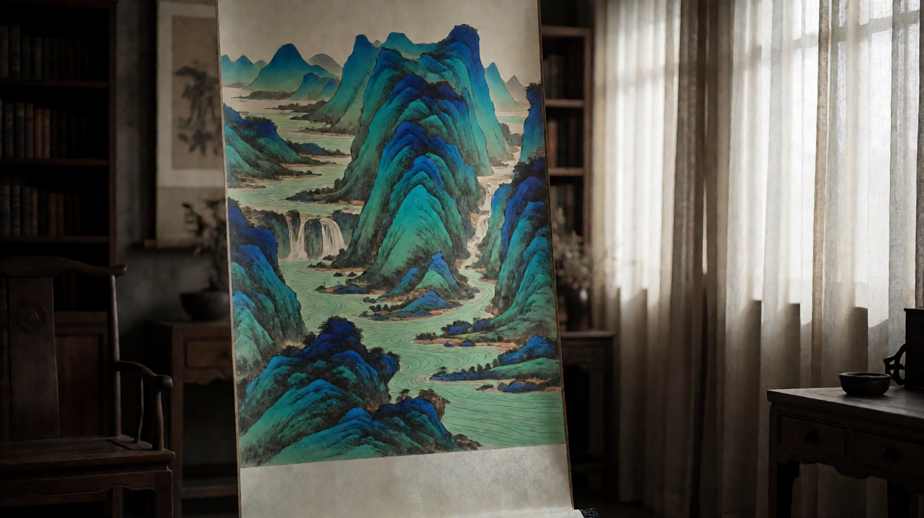 《山水间流转:从《千里江山图》看中国传统山水
