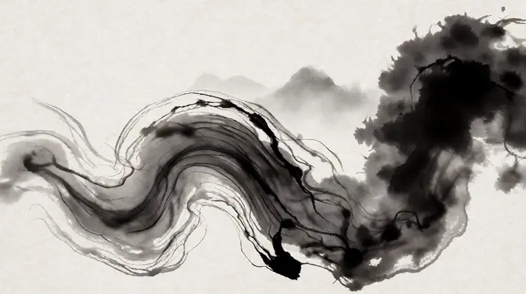 墨色流转,丹青绘梦——中国传统水墨画中的哲学