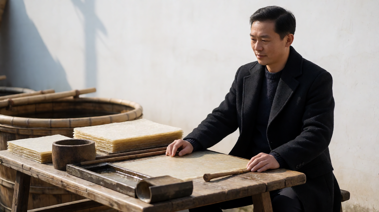 古法造纸的匠心传承:揭秘传统手工纸的制作工艺