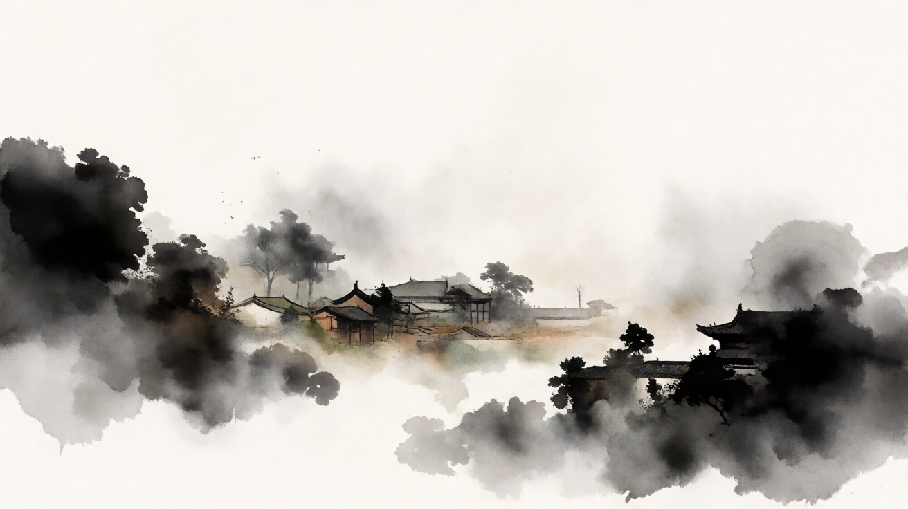 水墨留白