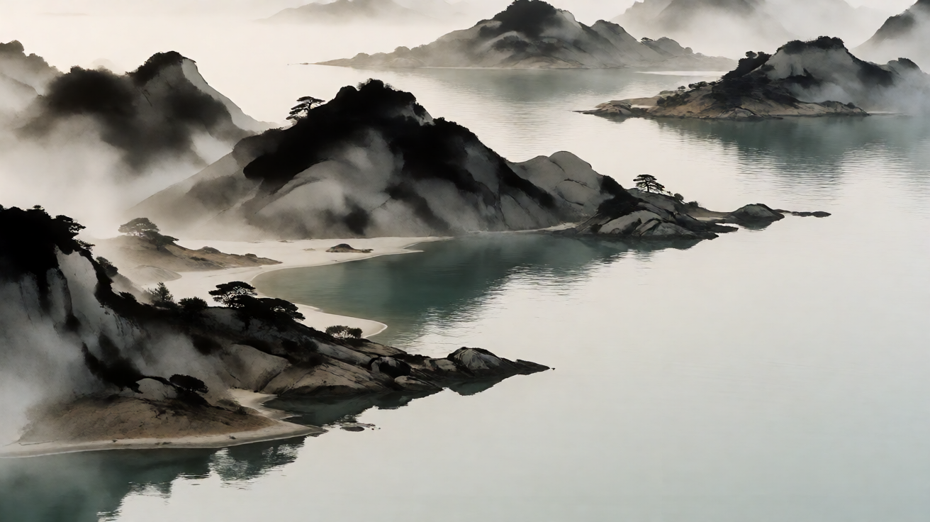 水墨留白