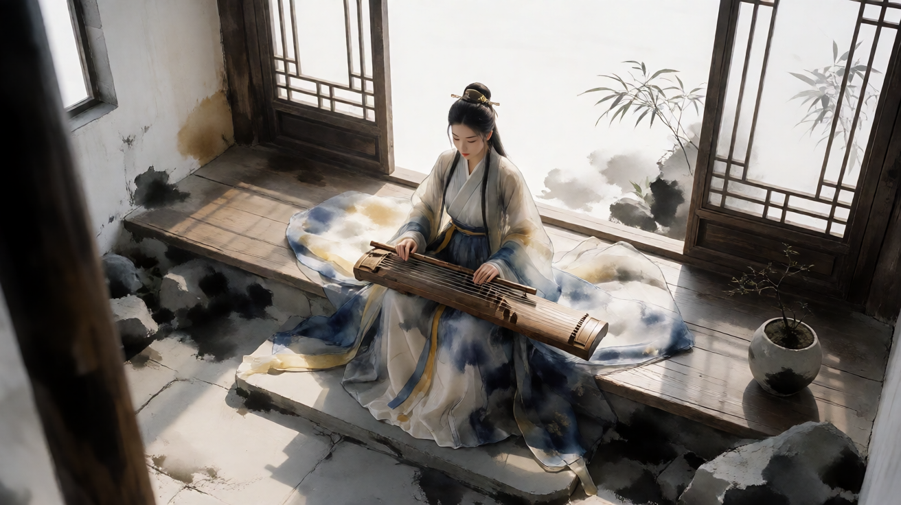 水墨留白