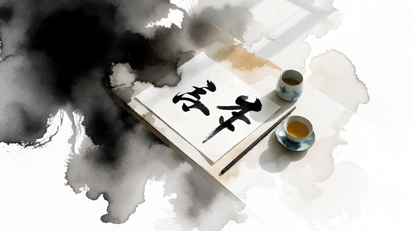 水墨留白