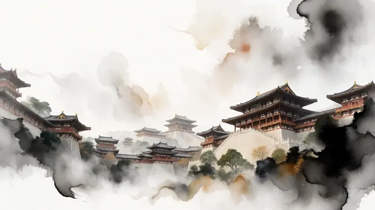 水墨留白