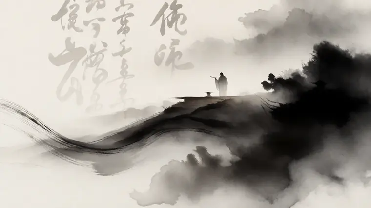 水墨留白