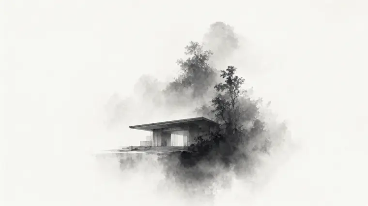 水墨留白