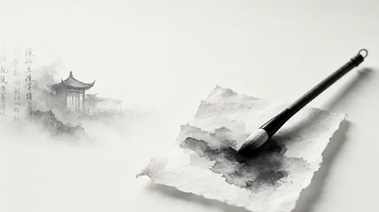水墨留白