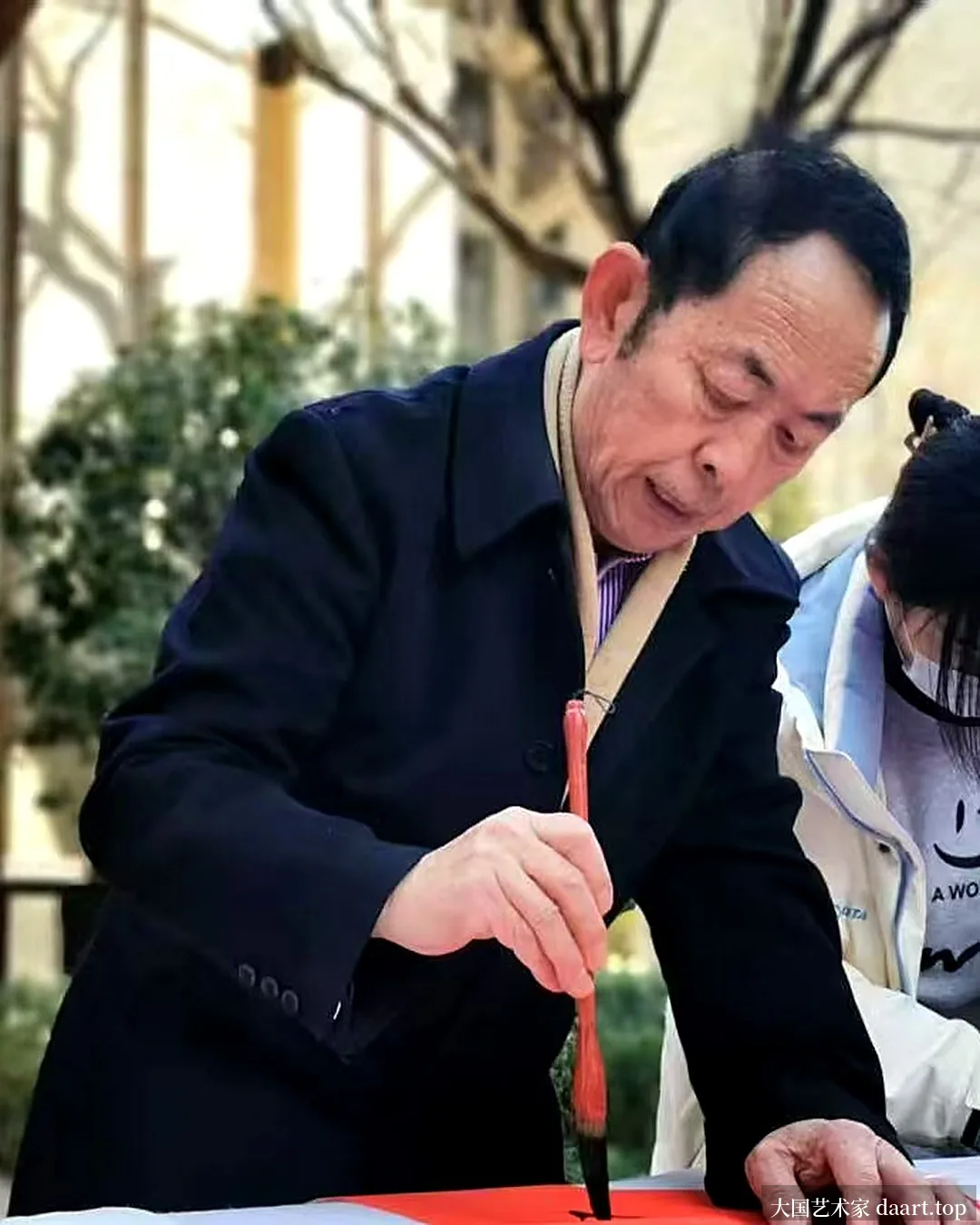 腊月写春联现场