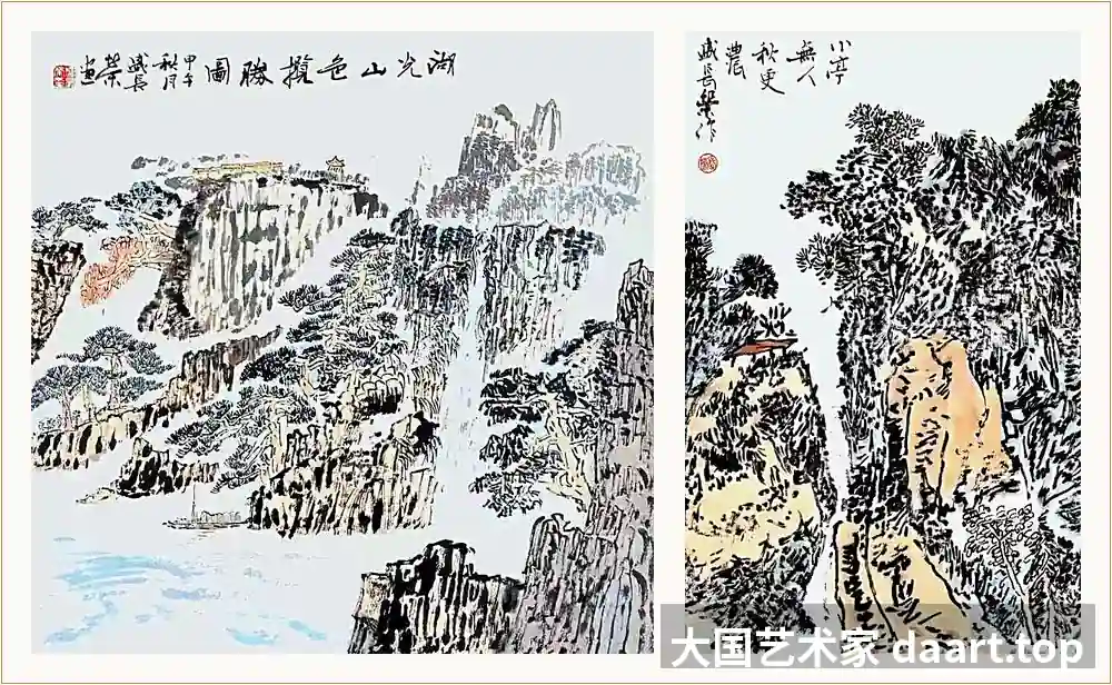 盛长荣书画作品