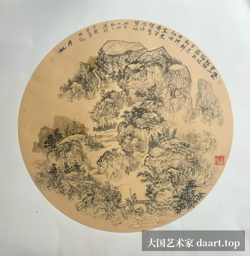 吴林防山水作品一