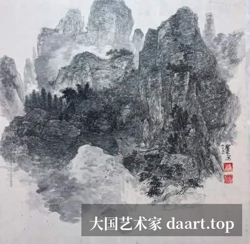 吴林防山水作品三