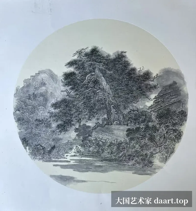 吴林防山水作品五