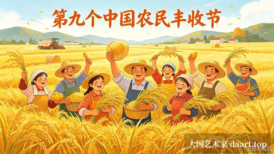 金秋丰收图