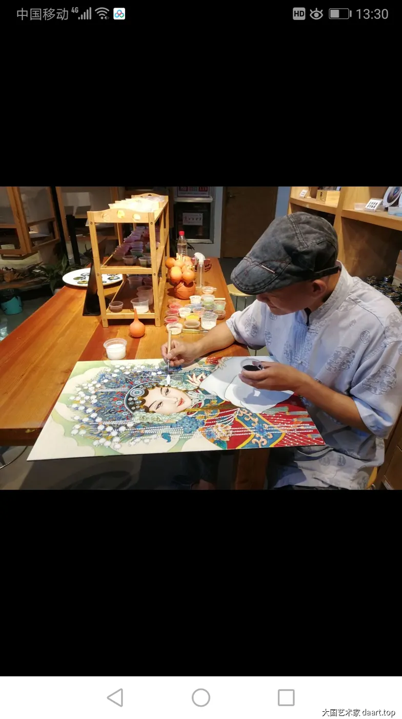 杨总权·岩彩珐琅作品