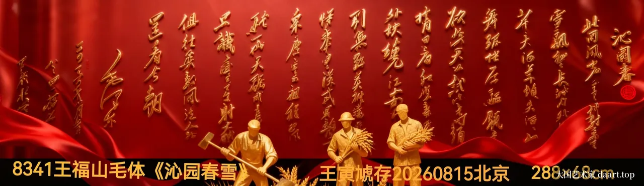 王福山毛体书法作品 · 作品13_超长手卷M.webp